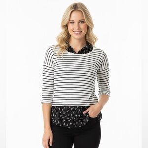 Red Camel size medium striped sweater top